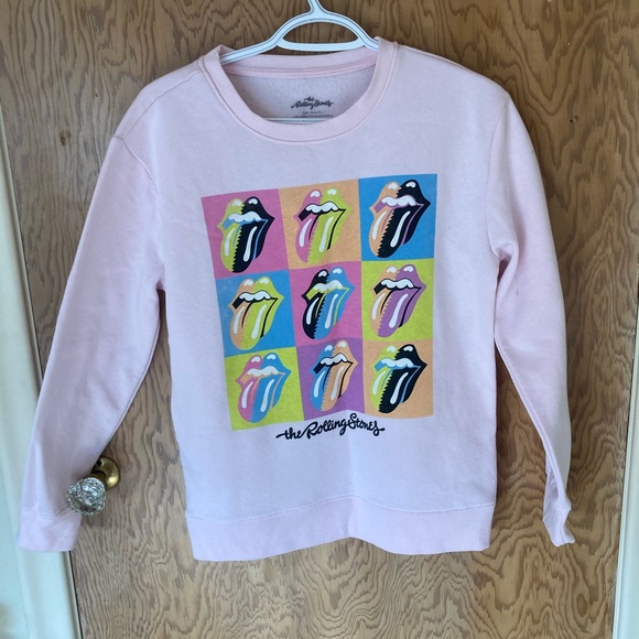 The Rolling Stones Light Pink Sweater - Picture 2 of 6